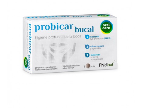 Probicar 30 chicles sin azúcar con xilitol