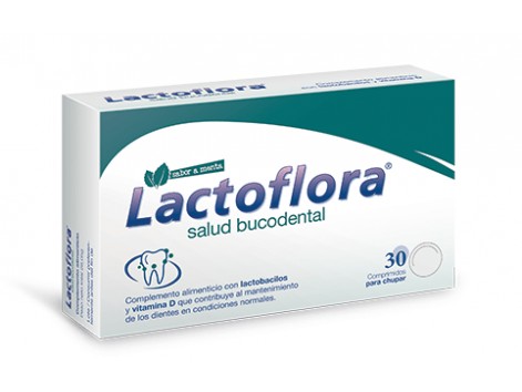 LACTOFLORA BUCODENTAL saúde 30 comprimidos para sugar