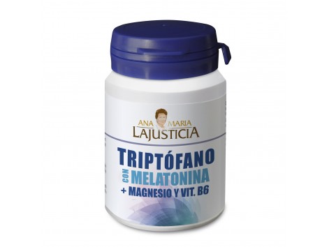 ANA MARIA LAJUSTICIA TRIPTOPHAN WITH MELATONIN MAGNESIUM AND VITAMIN B6 60 comp ANA MARIA LAJUSTICIA TRIPTOPHAN WITH MELATONIN MAGNESIUM AND VITAMIN B6 60 comp