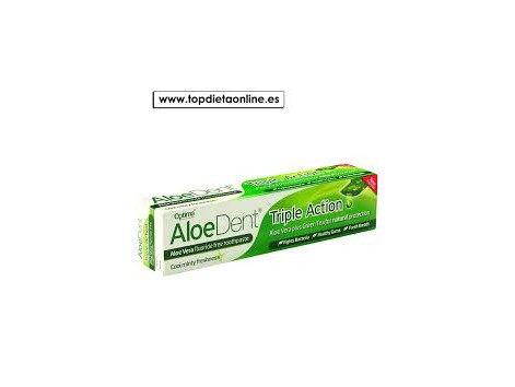 DENTÍFRICO ALOEDENT TRIPLE OPTIMA AÇÃO 100ml