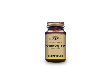 Solgar GINKGO BILOBA 60 CÁPSULAS 