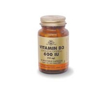 Solgar Vitamin D3 600ui (15 mcg) 60 Kapseln