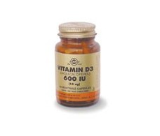 Solgar Vitamin D3 600ui (15 mcg) 60 vegetarian capsules