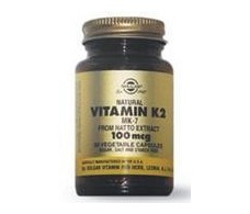Solgar Vitamin K2  100mcg. (Menaquinona 7) 50 Kapseln