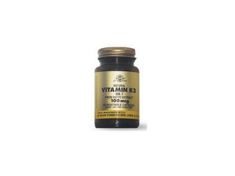 Solgar Vitamin K2 100mcg. (Menaquinona 7) 50 capsules