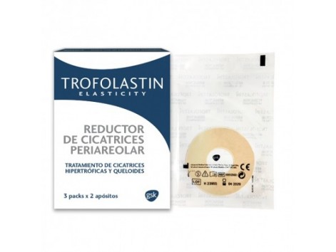 Trofolastín - Reductor de Cicatrices Periareolar - 3 blísteres de 2 apósitos