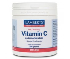 Lamberts Vitamina C como Acido Ascorbico en polvo 250gr. Lambert