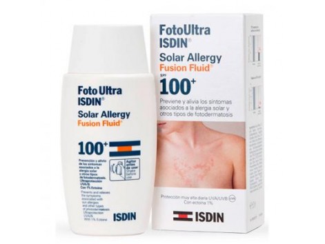 Fotoprotector Isdin FOTOULTRA SOLAR ALLERGY FUSION FLUID 50 ml