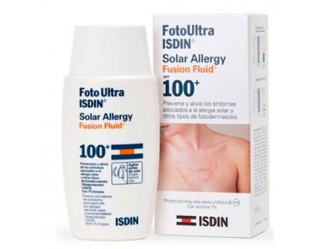 Isdin Fotoprotektor FOTOULTRA SOLAR ALLERGY FUSION FLUID 50 ml