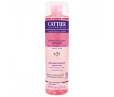 CATTIER DESMAQUILLADOR BIFASICO ojos y labios 150ml.