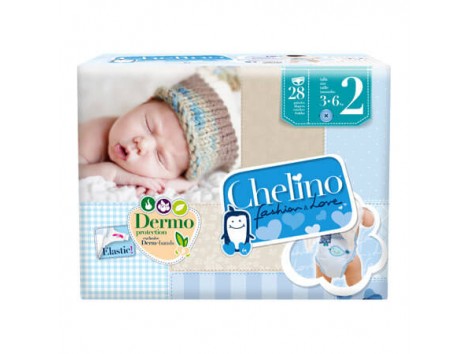 CHELINO LOVE PAÑAL TALLA 2 BOLSA 28 U - FARMACIA CARABAL SAEZ C.B