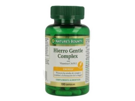 NATURE´S BOUNTY HIERRO GENTLE COMPLEX 100cap.