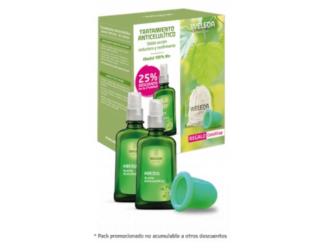 WELEDA ANTI-CELLULITE TREATMENT BIRCH 2X100ml + GIFT CELLULICUP WELEDA ANTI-CELLULITE TREATMENT BIRCH 2X100ml + GIFT CELLULICUP