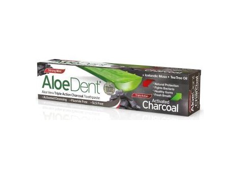 MADAL BAL. Pasta dentífrica CARBONO ACTIVO ALOEDENTE 100ml.