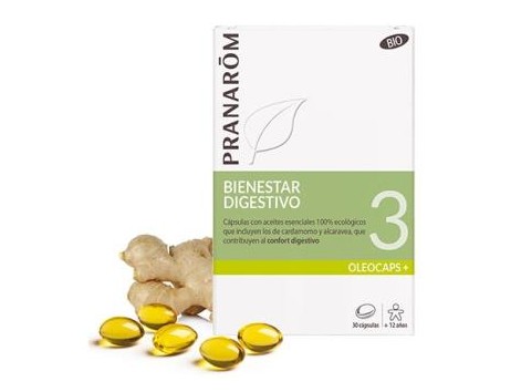 PRANAROM OLEOCAPS+ PLUS 3 bienestar digestivo 30cap. BIO