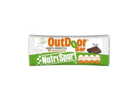 BARRA DE ENERGIA. OUTDOOR chocolate S / C box 20unid.