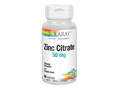 SOLARAY ZINC 50 мг. 60кап.