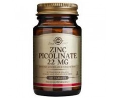 SOLGAR ZINC PICOLINATE 22mg. 100comp.