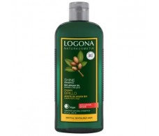  LOGONA Shampoo de Cabelo Brilhante com Óleo de Argan Orgânico 250 ml