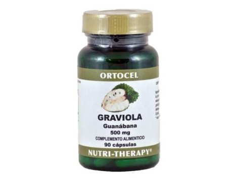 Extrato de ORTOCEL NUTRI-THERAPY GRAVIOLA 500 mg. 90 cap.