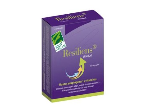 100% NATURAL RESILIENS VITALITY 60cap.