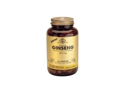 Solgar Siberian Ginseng or Eleutherococcus (root) 60 capsules