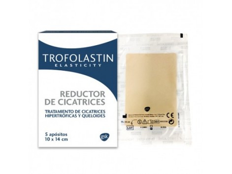 TROFOLASTIN Reducer 10x14cm hypertrophic and keloid scars.
