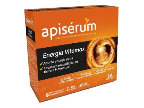  APISETUM energy vitamax 18viales