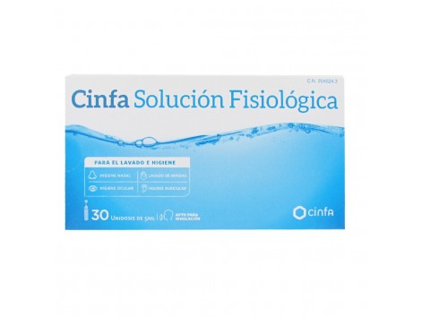 Cinfa Solución fisiológica 30 unidosis.