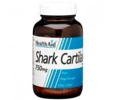 Health Aid Cartilago de Tiburon 750mg. 50 cápsulas
