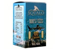 Tongil squalo 100% of shark cartilage 750mg. 100 capsules