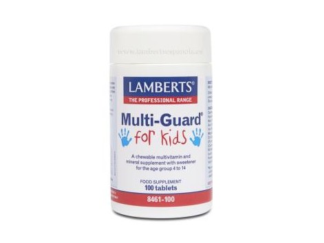 Lamberts MultiGuard For Kids 100 tabletas.