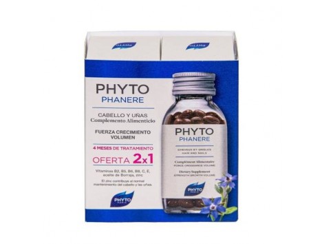 PHYTOPHANÈRE x2 FOR HAIR AND NAILS. 240 Kapseln