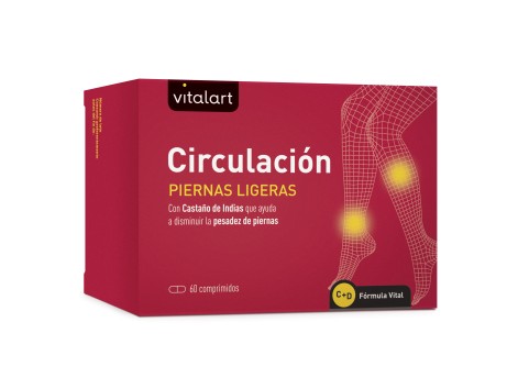 CIRCULAÇÃO VITALART pernas leves 60comp.