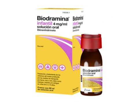 BIODRAMINA INFANTIL  4 mg/ml SOLUCION ORAL 60ml