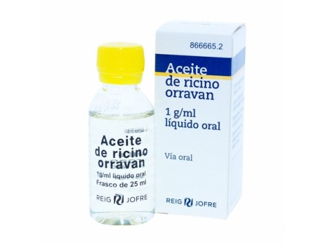 ACEITE DE RICINO ORRAVAN 100% SOLUCION ORAL 25 G