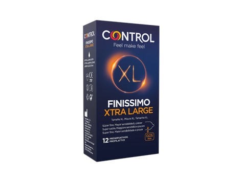 Preservativos Control FINISSIMO EXTRALARGE 12 unidades
