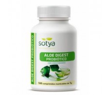 Sotya Aloe Digest probiotico masticable1 gramo 100 comprimidos.