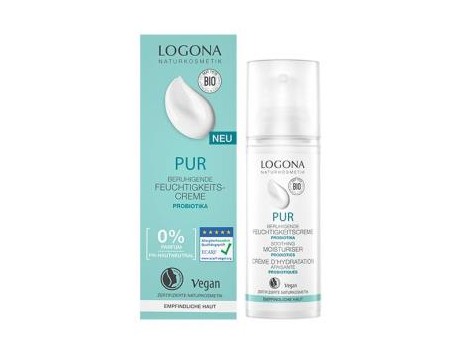 LOGONA FACIAL CREAM PUR успокаивающий гидрат. пробиотики 50мл