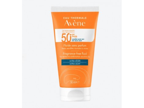 Avene Solar Fluid without perfume SPF 50+ 50ml