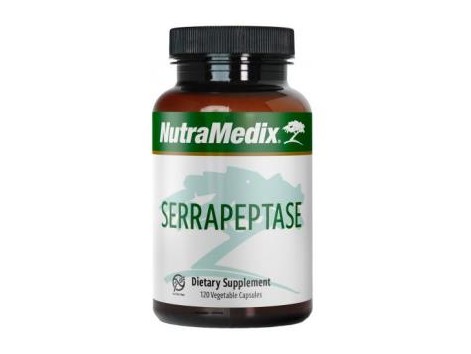 Nutramedix Serrapeptase 120 cápsulas.