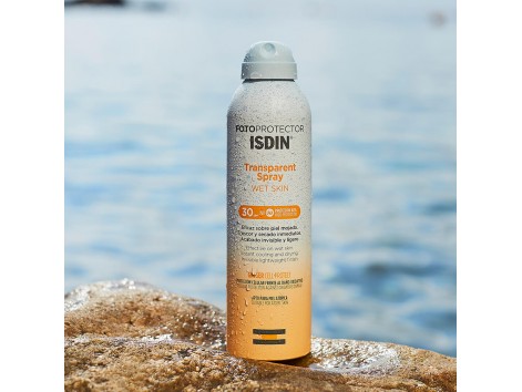 Isdin Sunscreen Spray Transparent WET SKIN SPF30 + 250ml.