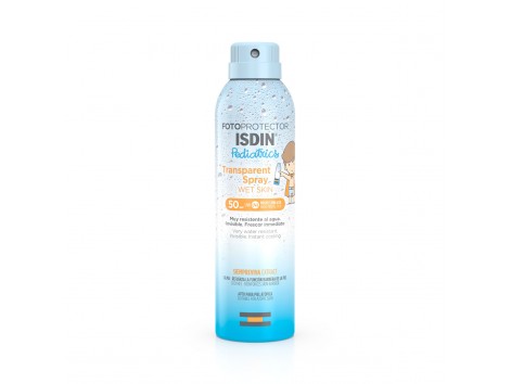 Isdin Clear Spray Sunscreen SPF50 + WET 250ml Pediatrics.