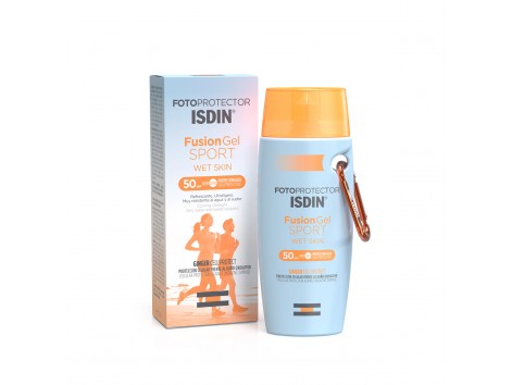 Fusão corpo Protetor Solar Gel Isdin 50 + 100 ml. Atleta ideal