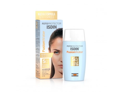 Fotoprotector ISDIN Fusion Water SPF 50+. 50ml
