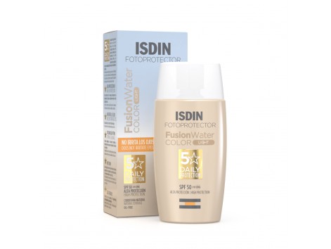 Солнцезащитный крем ISDIN Fusion Water Color Light SPF 50 50мл