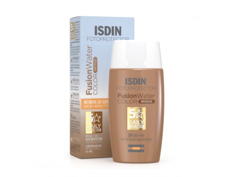 Sunscreen ISDIN Fusion Water Color Bronze SPF 50 50 ml