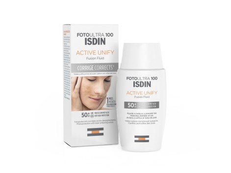 Foto Ultra 100 ISDIN Active Unify Fusion Fluid SPF 50+ 50 ml