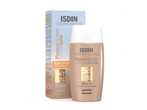 Fotoprotector ISDINFusion Water Color medio SPF 50. 50 ml