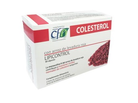 CFN LipiControl levadura de arroz rojo 60 capsulas.